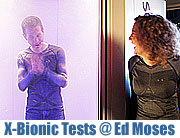 Wer friert - verliert! X-Bionic Funktionswäsche live Tests in der Kältekammer vor dem Ed Moses am 26.11.2009 (©Foto: Marikka-Laila Maisel)